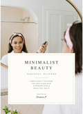 Minimalist Beauty Sequence Planner | Skincare Routine Tracker, Self Care Printable, 16-Page Beauty Habit Tracker PDF